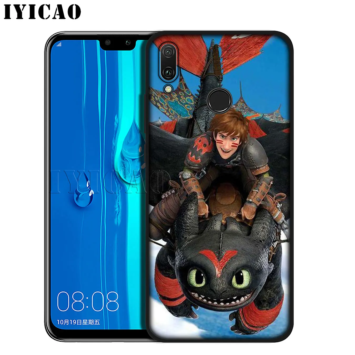IYICAO toothless How To Train Your Dragon Soft Case for Huawei Mate 30 20 10 Pro Nova 5I 5T 5 4 4E 3i 3 2i Lite Smart |