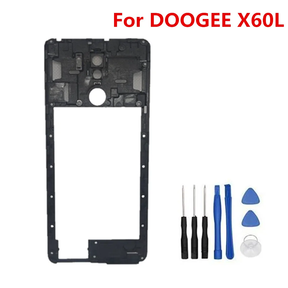 Новый Для DOOGEE X60L 5 ''сотовый телефон Пластиковая передняя рамка Корпус средний