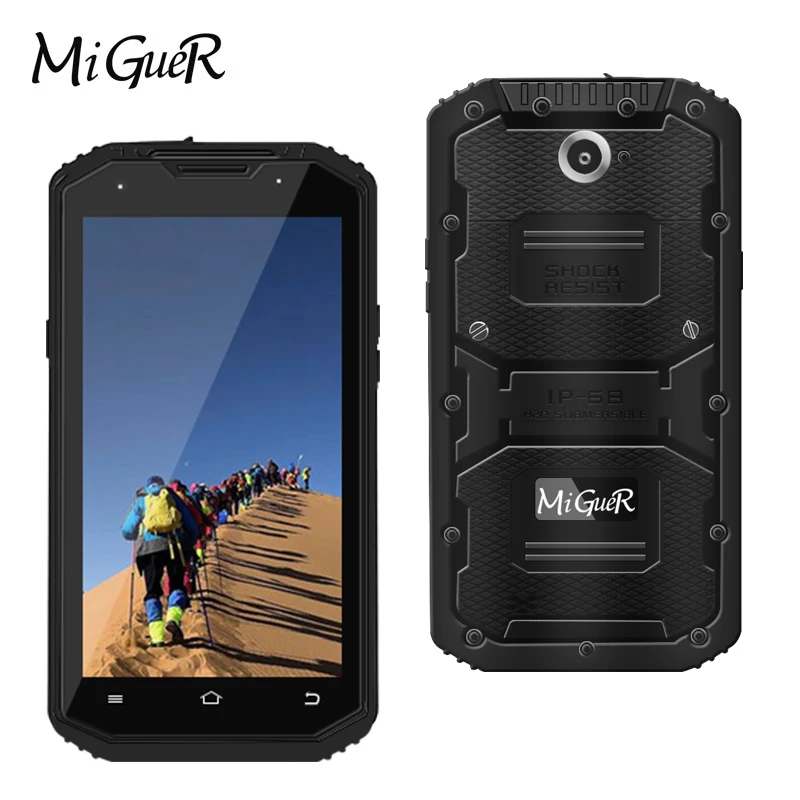 MiGueR A8 IP68 прочный смартфон 5 &quotHD 2 Гб ОЗУ 16 ПЗУ 3350 мАч MTK6735 четырехъядерный