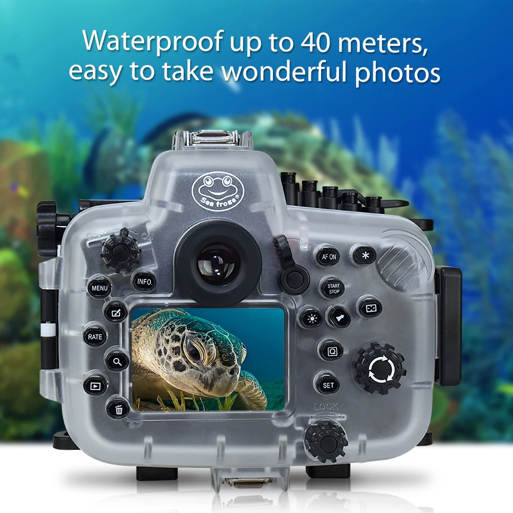 Водонепроницаемый чехол для подводного плавания для камеры Canon EOS 5D Mark III 5D Mark IV 5D4 5DIV 5D3 24-105 мм чехол для объектива