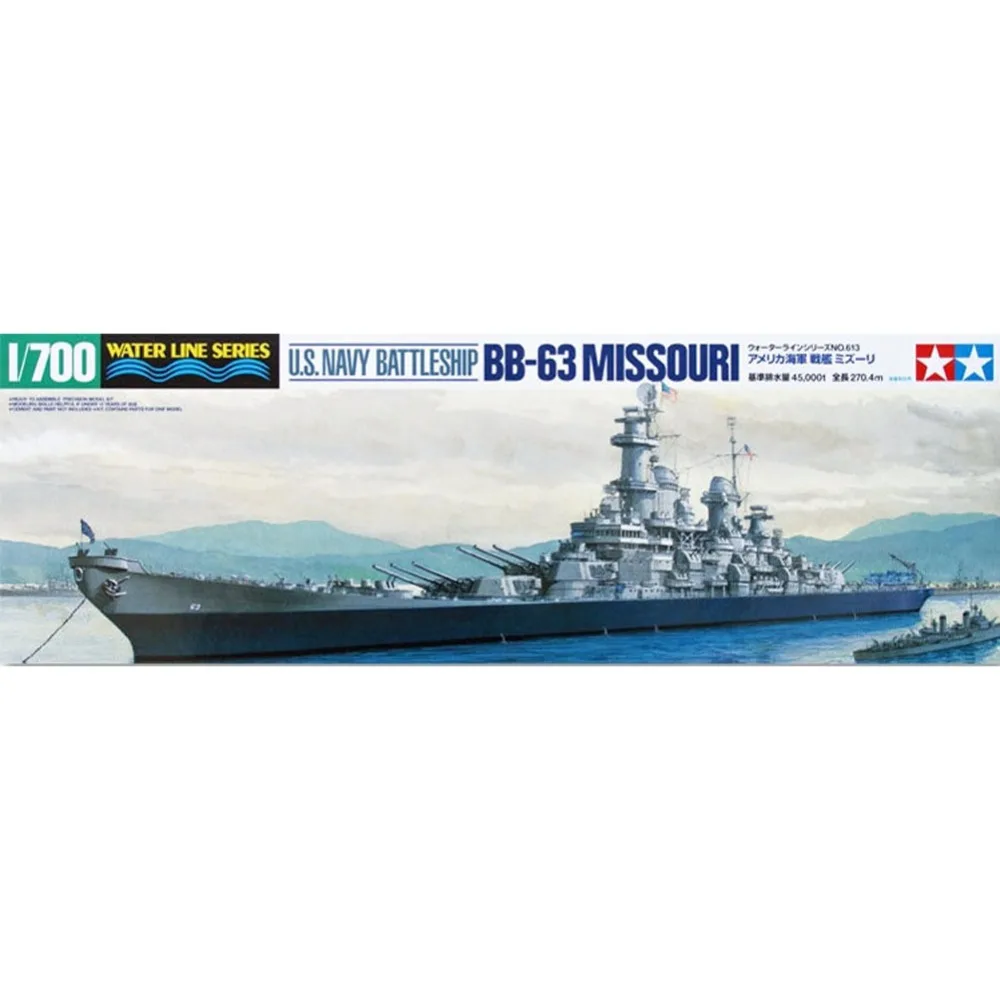 OHS Tamiya 31613 1/700 военный корабль ВМС США боевой BB63 Миссури шкала сборки строительные