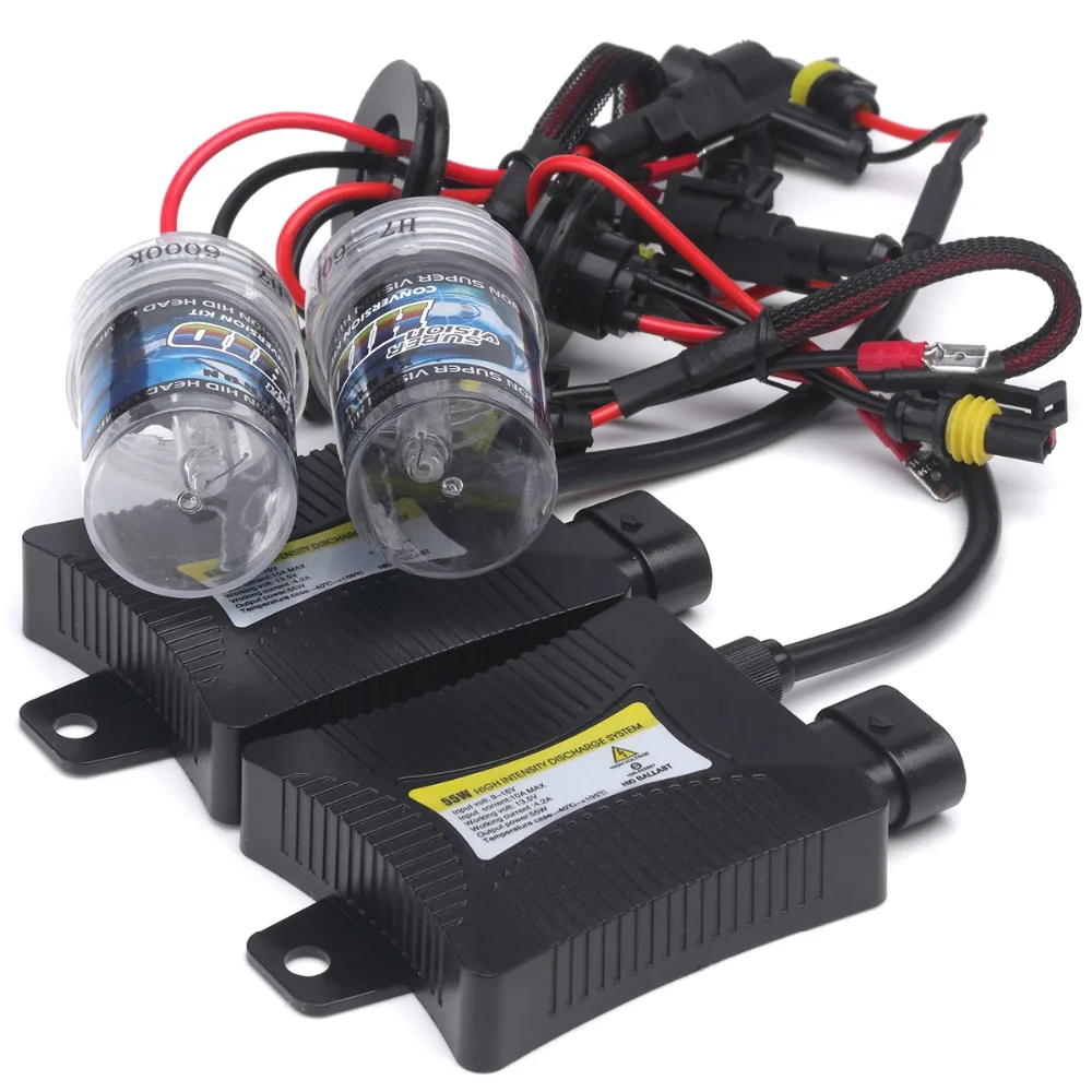 1 комплект автомобильных противотуманных фар h7 xenon single beam 55 Вт hid kit 4300K 5000K 6000K 8000K