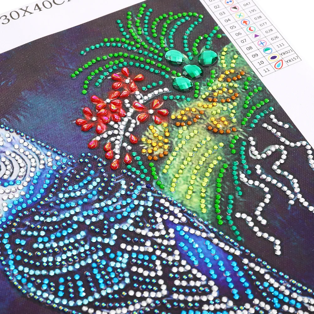 5D DIY Diamond Painting Parrot Special Shaped Full Round Diamond Embroidery Sale Animal Mosaic Picture Of Rhinestones
