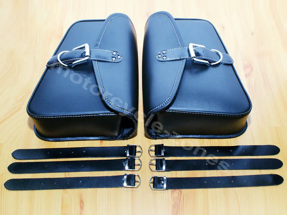 Мотоциклетная черная левая и правая Боковая Сумка седло сумки для инструментов