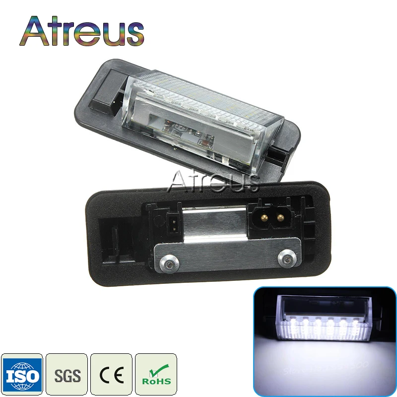 Atreus Автомобильный светодиодный Подсветка регистрационного номера для BMW E36 92 98 3