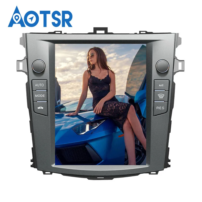 Android 8,1 Tesla стиль ips автомобильный DVD плеер gps навигация для Toyota Corolla 2007-2013 стерео радио магнитофон мультимедиа