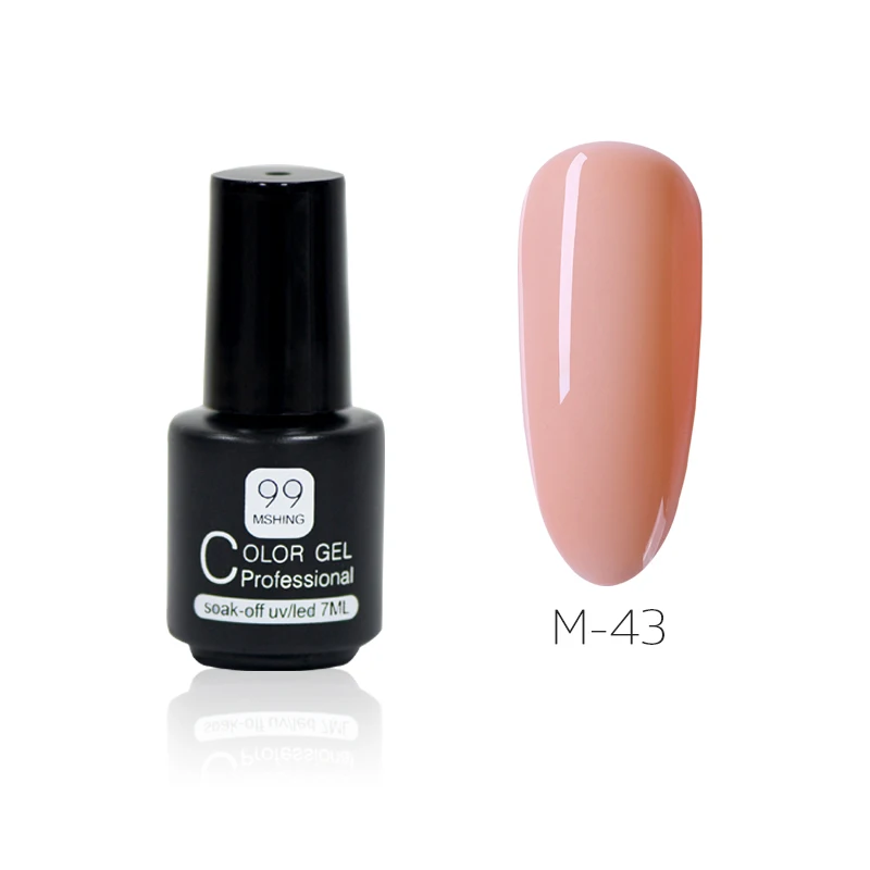 M043 MSHING99 Гель-лак набор 72 Цвет маникюра! полупостоянная Vernis лаки для ногтей УФ-светодиодный гель Лаки био-Гели Soak Off ногтей художественный Гель-лак для ногтей - Цвет: M043