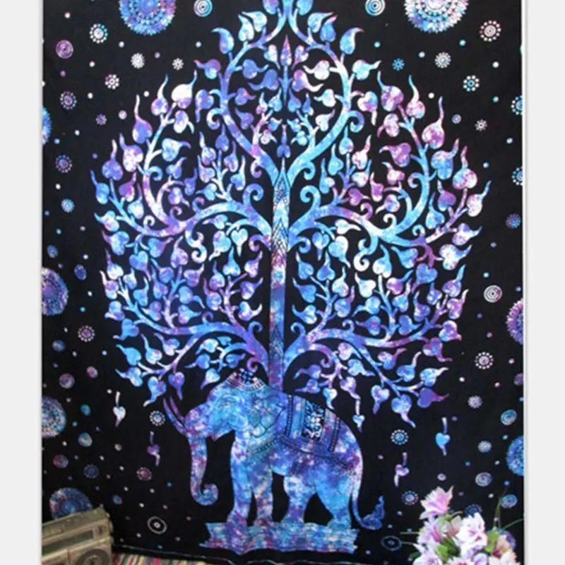 1 шт. гобелен с принтом лотоса пляжное полотенце в богемном стиле коврик для йоги