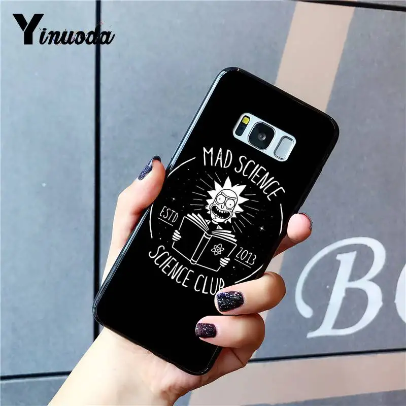 A13 Yinuoda Рик и Морти черный ТПУ мягкий чехол для мобильного телефона для Samsung Galaxy S8 S7 край S6 edge plus S10 S9plus чехол - Цвет: A13