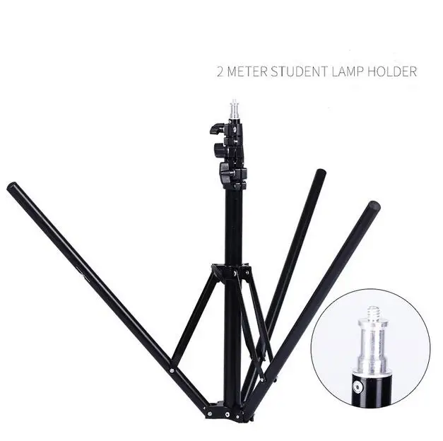 Max extension 190cm Light weight portable light standing tripod 1/4 Screw for Ring led lamp Studio LED continue lighting | Электроника