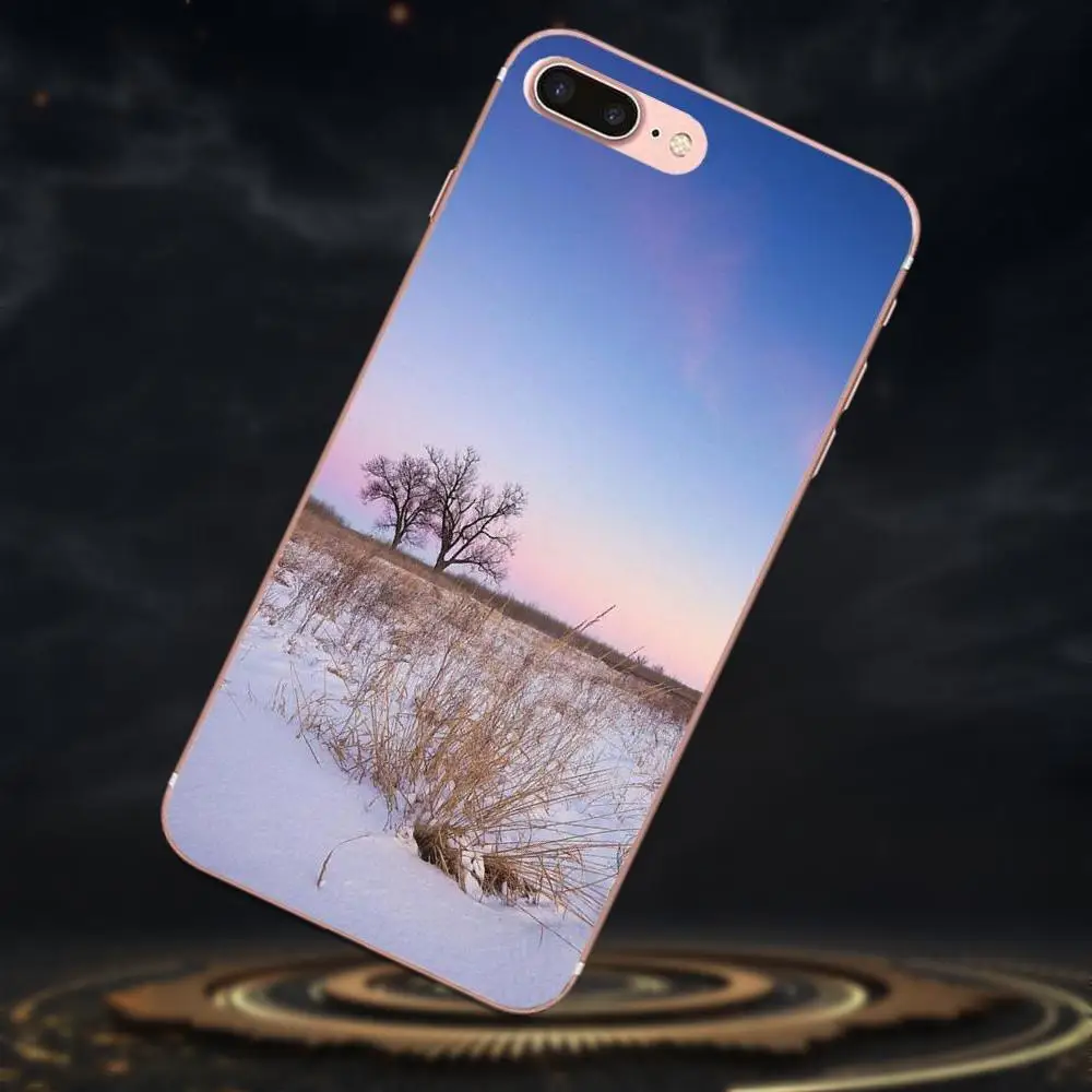 Мягкие чехлы для Galaxy J1 J2 J3 J330 J4 J5 J6 J7 J730 J8 2015 2016 2017 2018 mini Pro зимний пейзаж