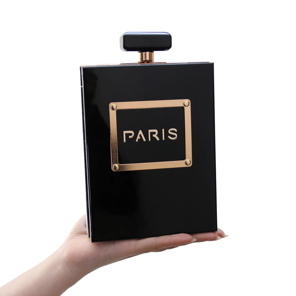 NATASSIE Для женщин клатч акрил клатчи модные вечерние сумки дамы дизайнер флакона