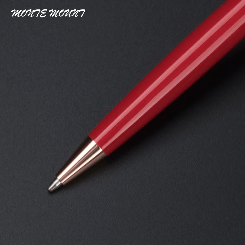 1 шт./лот гладкие черные чернила для ручки с роллерболом красного розового золота