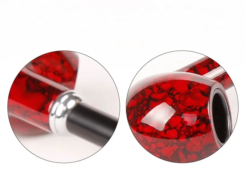 Трубка для табака с сухими листьями металлическая акриловая курительная трубка