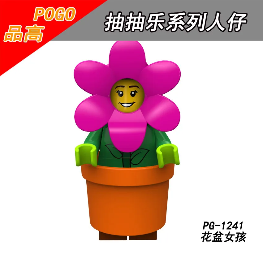 PG1241 The PowerpuffS девушки Buttercup Bubbles Blossom поп Фигурки кукла игрушка Рождественский подарок строительные блоки детские игрушки WM6051 - Цвет: PG1241