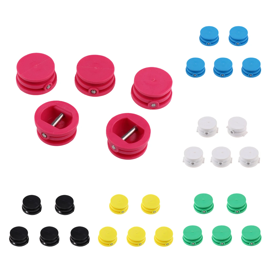 

5 Pieces Surfing Leash Plug Surfboard Longboard Leash Cup Plug 25mm