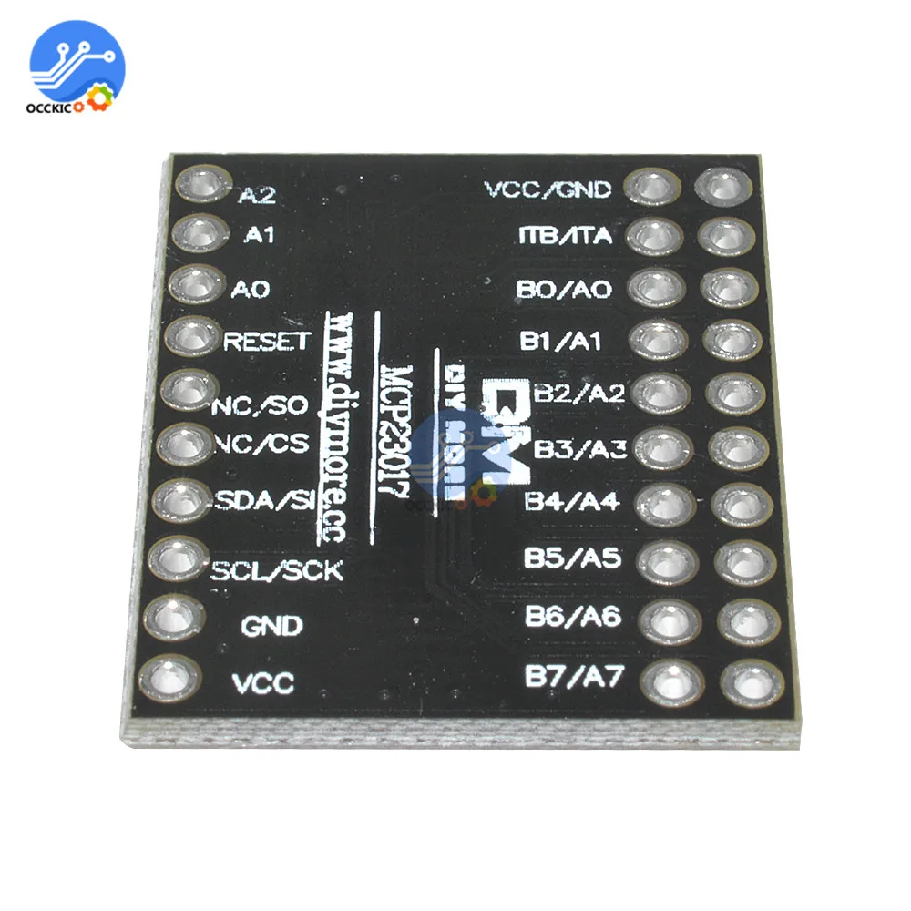 Модуль последовательного интерфейса IIC I2C MCP23017 SPI MCP23S17 двунаправленный 16 битный