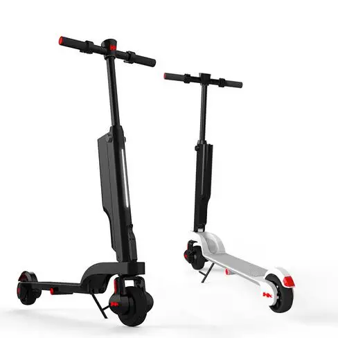 Мини Электрический Скутер Складной 2 колеса Bluetooth Динамик трехколесный велосипед