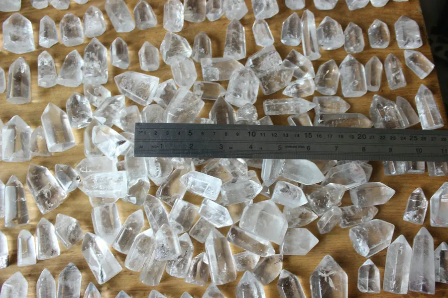 10 шт. натуральный прозрачный кварцевый кристалл | Дом и сад