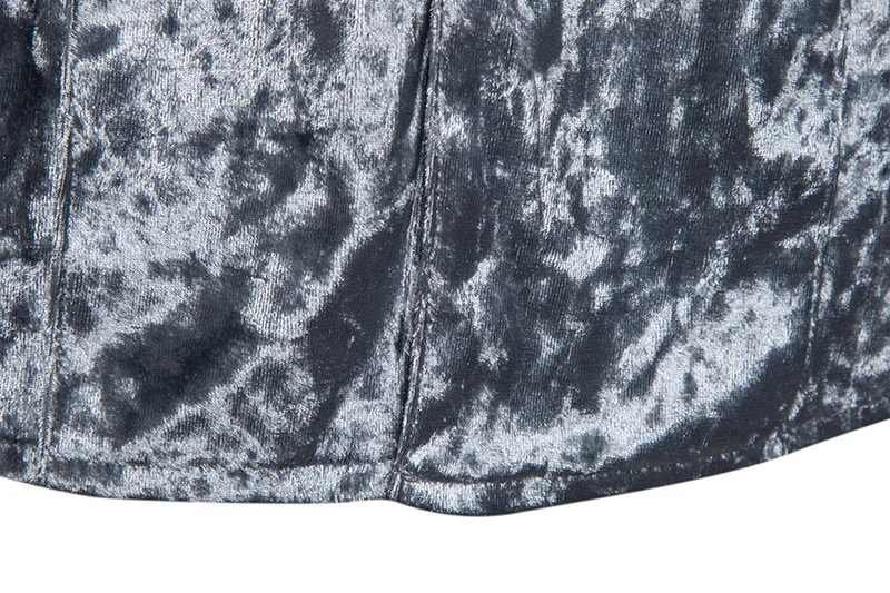 Весна Осень Chemise Homme мужские Рубашки повседневные приталенные Роскошные однотонные бархатные тонкие рубашки с длинным рукавом S-XXL