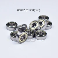 bearing 10pcs 606zz 6176mm free shipping chrome steel metal sealed high speed mechanical equipment parts