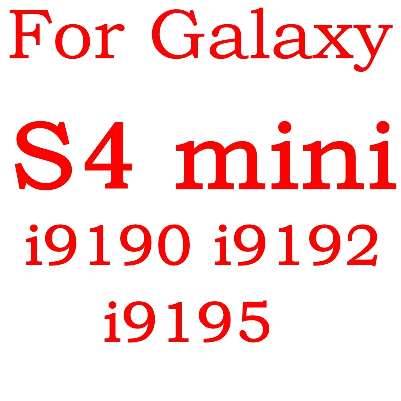 for s4 mini Для samsung galaxy S4 mini чехол S IV чехол Защитная пленка для экрана закаленное стекло G9200 i9500 I9195 I537 i337 I9505G I9190 чехол - Цвет: for s4 mini