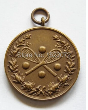 High quality and low price  Tennis Contest Sports prize bronze art medal hot sales antique medals coins cheap custom sport medal