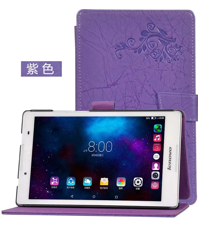 Ультратонкий защитный чехол книжка из искусственной кожи с цветочным принтом