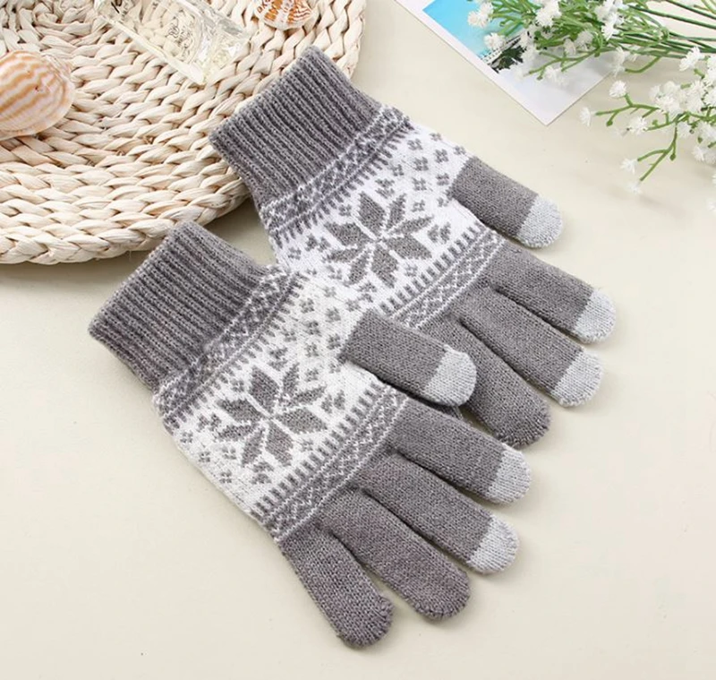 Бесплатная доставка + оптовая продажа зимние перчатки вязаные на запястье для