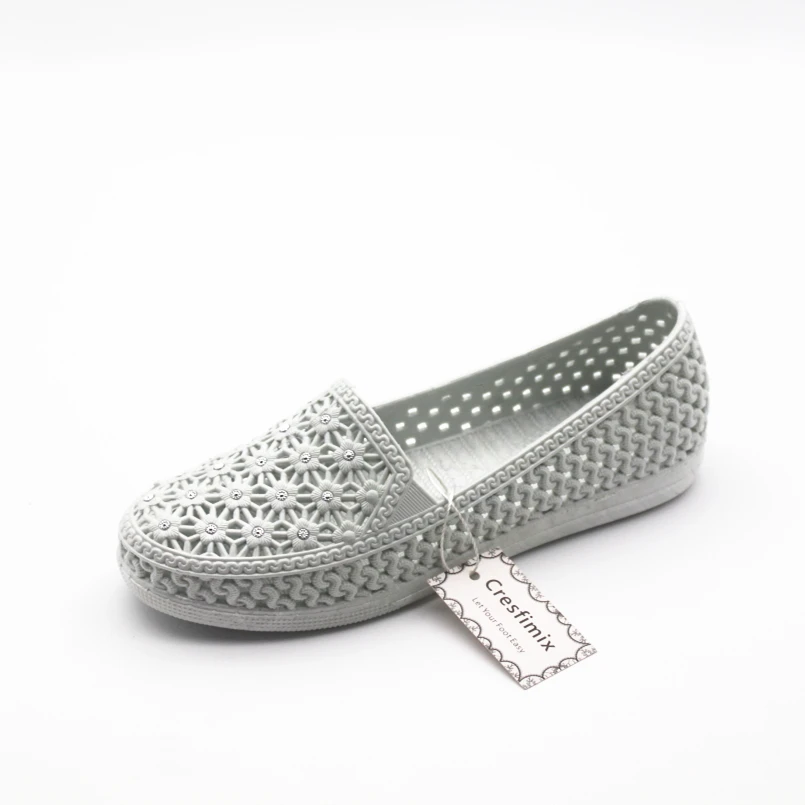 

Chaussures Plates Femmes Women Fashion Sweet Comfortable Jelly Flat Shoes Lady Mesh Breathable Flats Cute Sweet Shoes E848