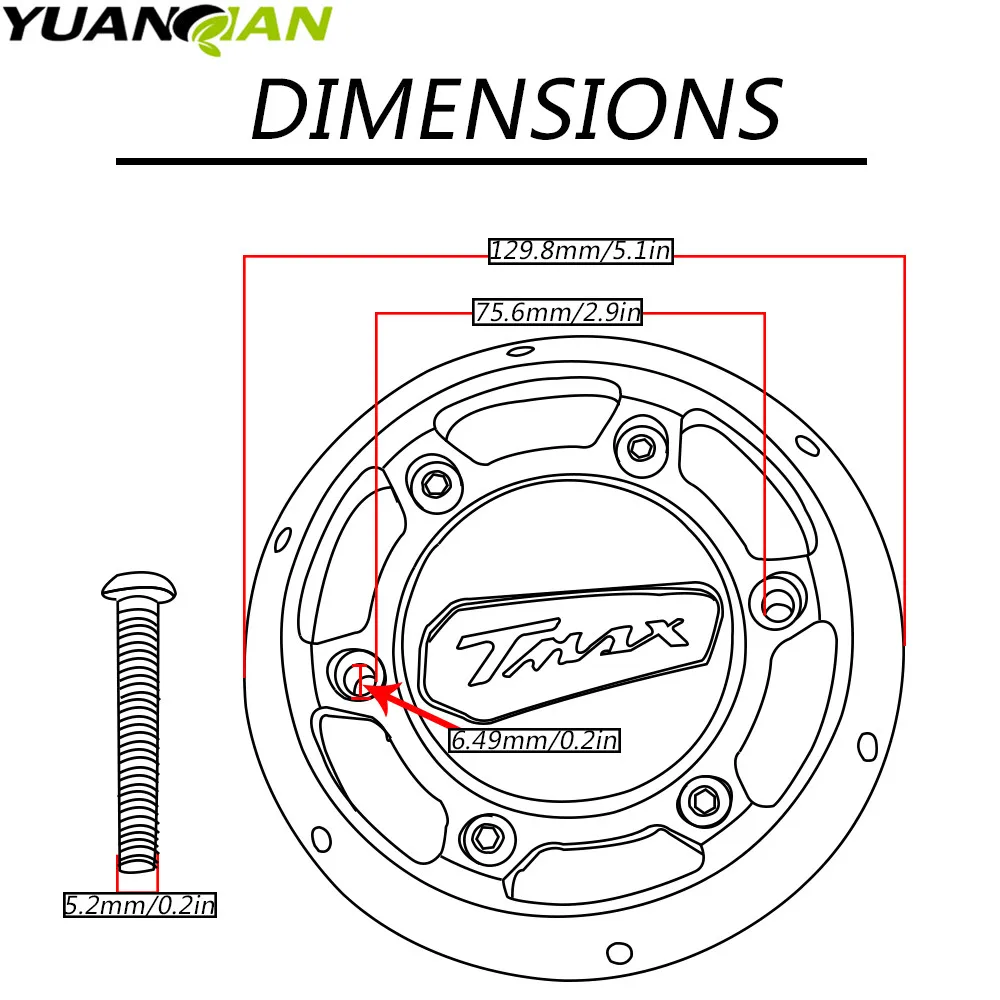 CNC & ABS защитный чехол для двигателя мотоцикла Yamaha TMAX 530/500 T MAX TMAX530 TMAX500|Накладки и