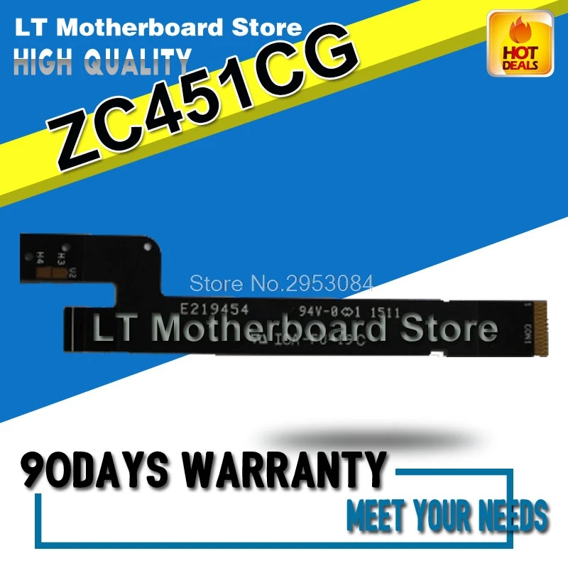 Оригинальный ZC451CG HQ IO FPC REV2.0 разъем USB для зарядки небольшая пластина материнская