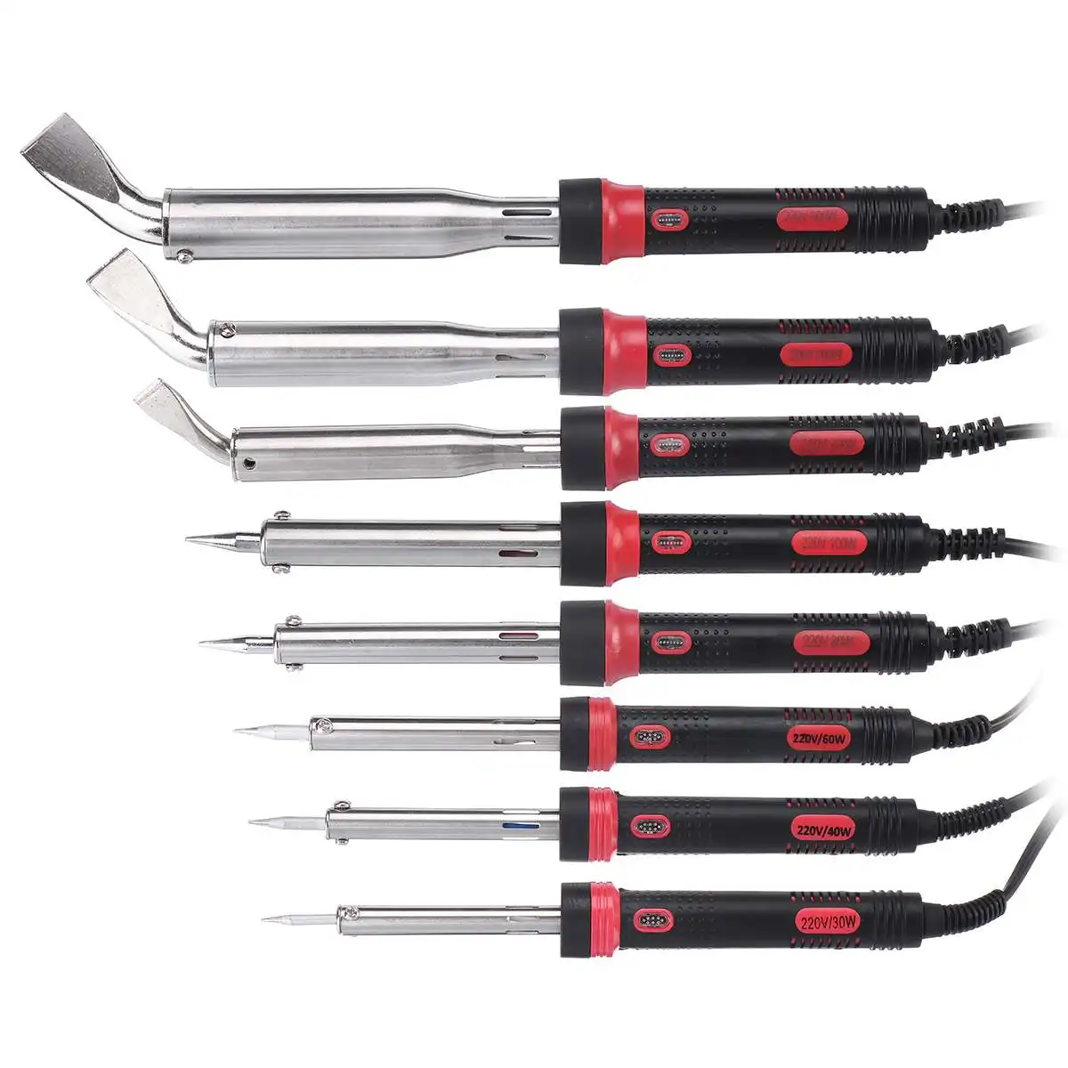 220V 300W Electric Soldering Irons With LED Light Welding Solder Fast Heating Pencil for Jewelry DIY Welding Tips Repair Tool