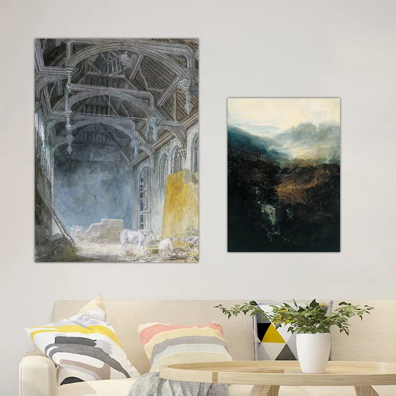 Домашний декор печать на холсте настенные картины плакат холст британский