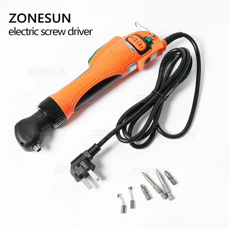 

ZONESUN Right Angle Elbow Design Electric Screw Driver Bolt Driver Hand Held Tools Torque Electric Screwdriver Bolt Driver