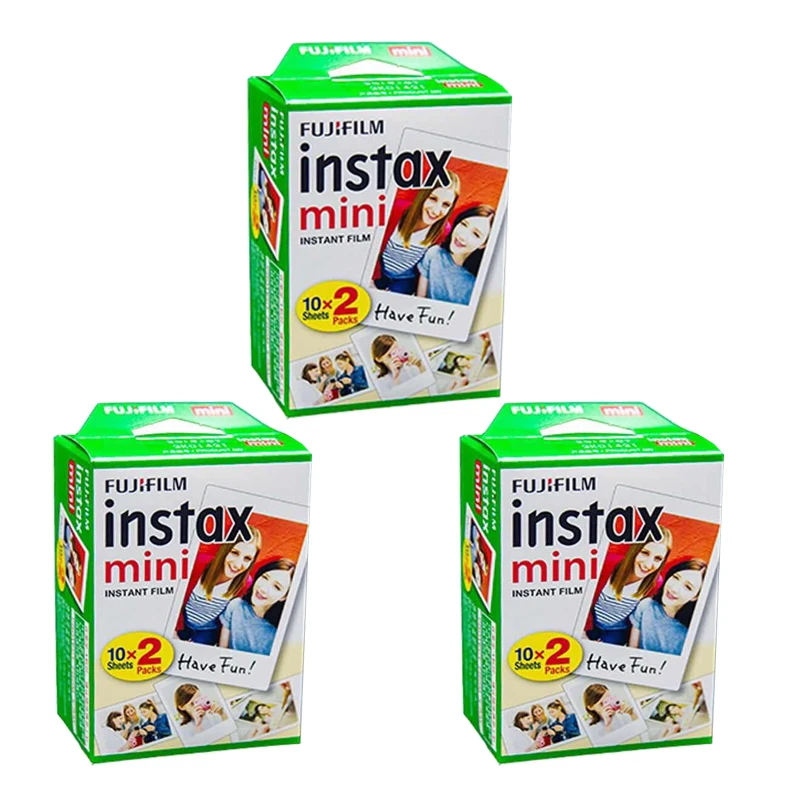 Оригинальный Fuji Fujifilm Instax Mini 8 пленки 60 шт. белый край фотобумаги для Polaroid 7 s 90 25 55
