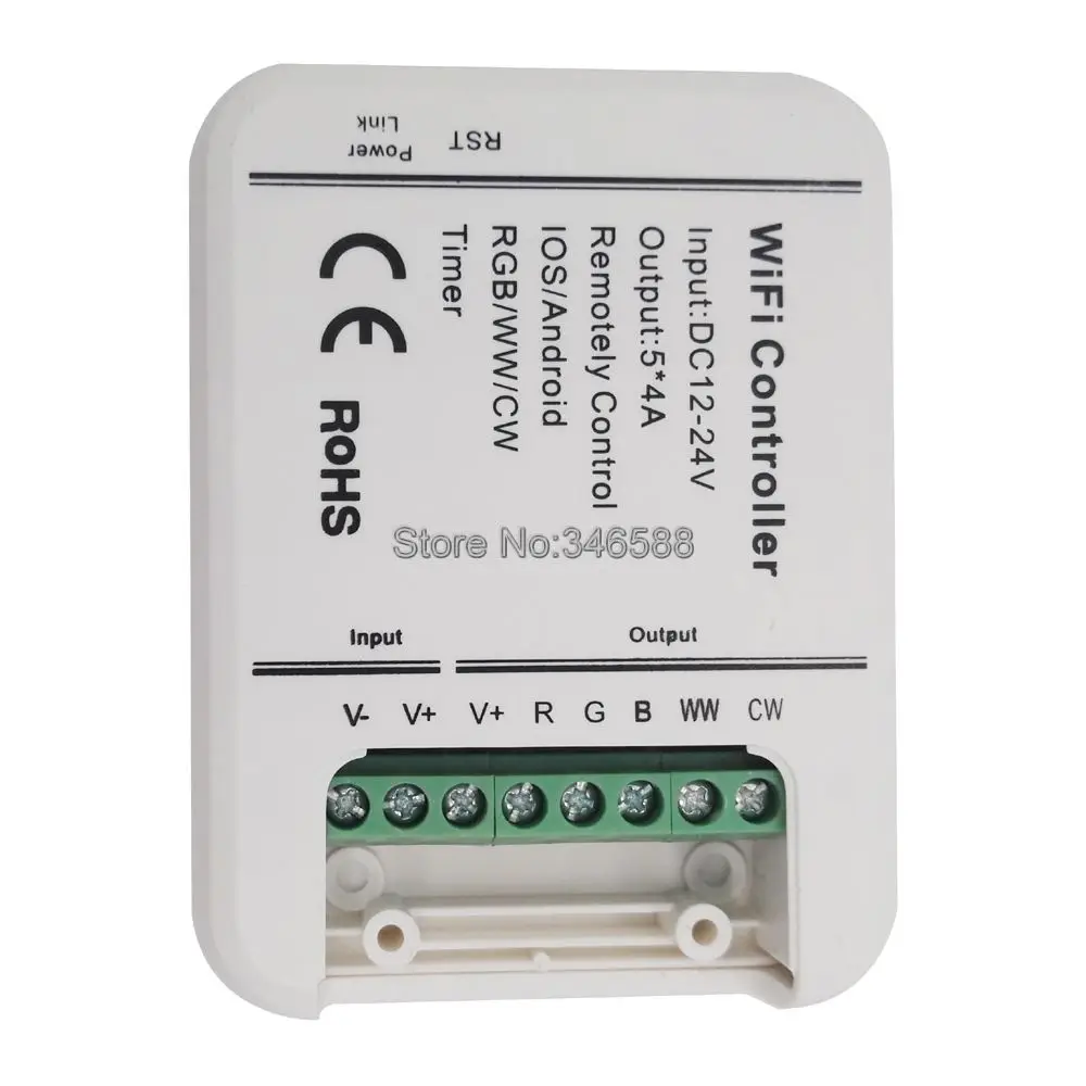 5 канальная Светодиодная лента RGB + CCT с Wi Fi управление музыкой и таймером через