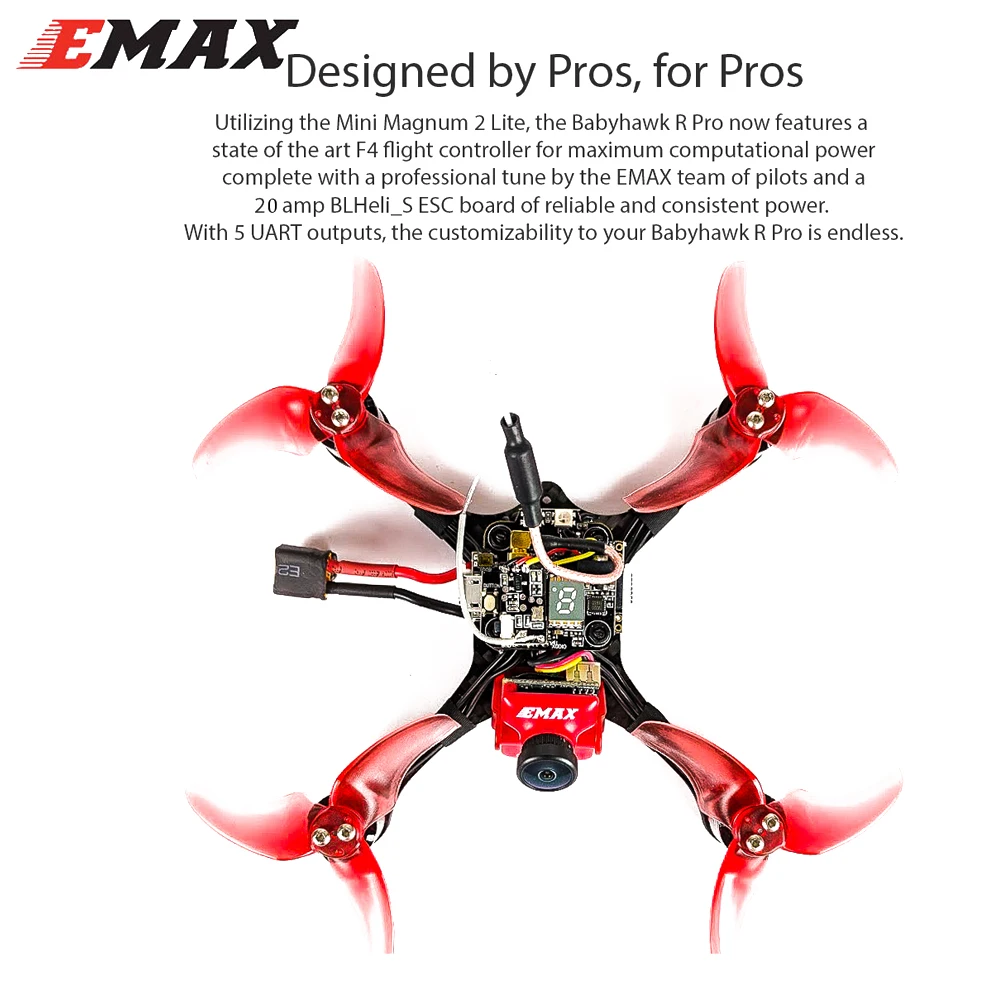 1 шт. батарея для Emax babyhawk R Pro 120 мм F4 Magnum Mini 5 8G 2 ~ 3S FPV Racing Drone (BNF/PNP)|Детали и