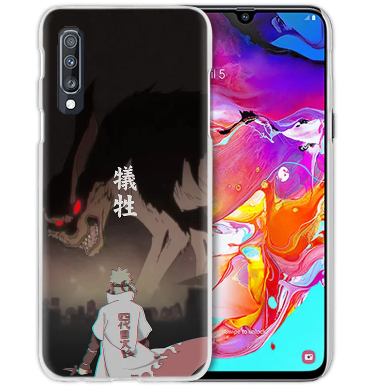 Героя аниме «Наруто Dragon Ball Z чехол для samsung Galaxy A50 A70 A80 A20e A60 A40 A30 A20 A10 A8 A6 плюс A9 A7 жесткий чехол для телефона из поликарбоната с Coque