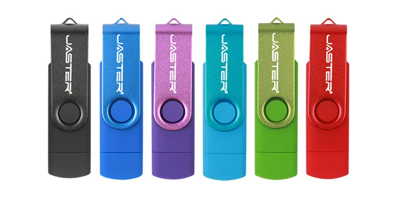 JASTER USB 3,0 OTG USB флеш-накопитель 4 ГБ 8 ГБ 16 ГБ 32 ГБ 64 ГБ Флешка для Android смартфон металлическая OTG usb карта памяти