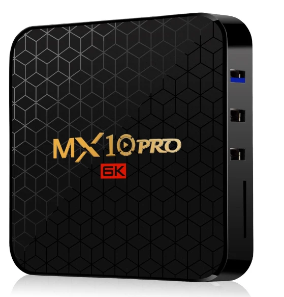 ТВ приставка MX10 Pro 6K Android 9 0 Allwinner H6 4 ядра + 32/64 ГБ 2 ГГц Wi Fi USB3.0 * 4K H.265 VP9 умный
