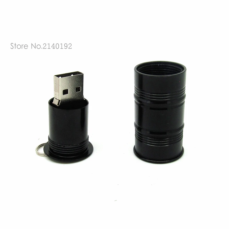 Новый дизайн мини цилиндрическая металлическая usb флэш накопитель масло