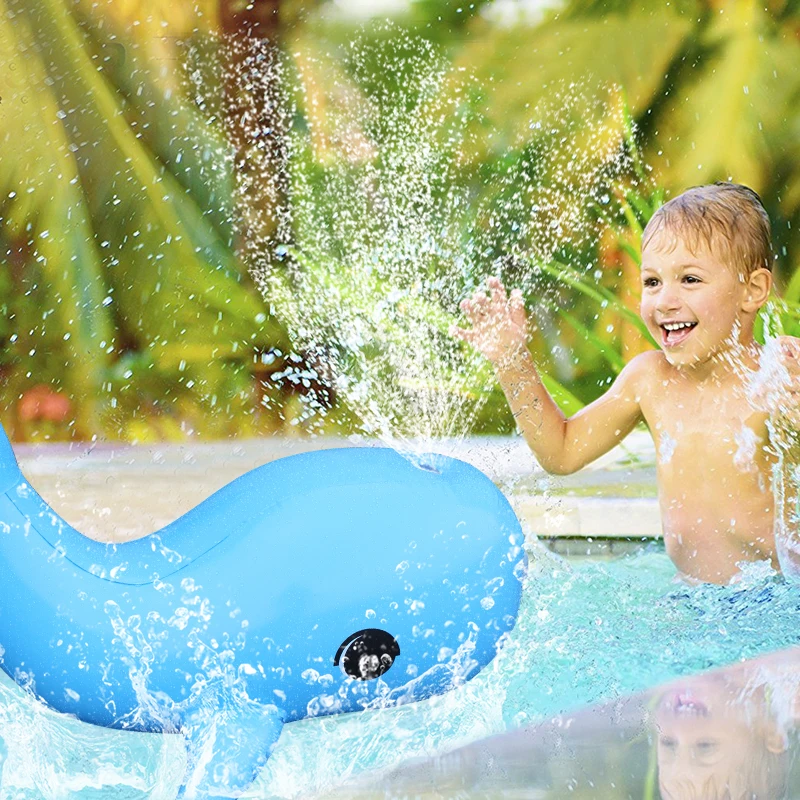 Надувной Дельфин дворе спринклерной Спорт на открытом воздухе Splash Toys для детей