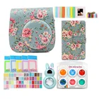 Чехол-сумка из искусственной кожи с 3-дюймовыми 96 карманами, яркий мини-фотоальбомнаклейкиобъектив для Fujifilm Instax Mini88 +9
