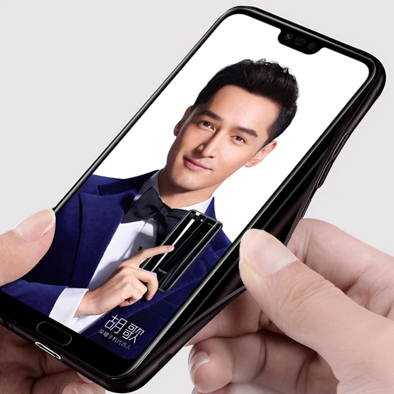 Чехол для Huawei Honor 9i/9n глобальной версии из силикона и ткани с жесткой ударопрочностью MOFi оригинал.