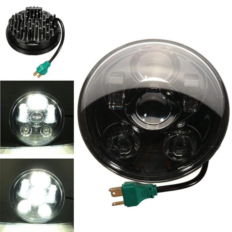 

5.75 inch led headlight 5 3/4" Motorcycle headlamp with DRL turn signal for sportster touring softail Dyna street triple