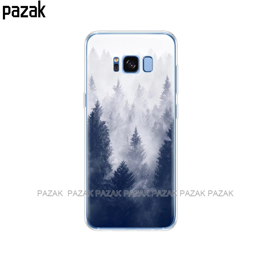Силиконовый чехол для телефона для samsung Galaxy S8/S8 PLUS, чехол для samsung S8/S8 plus, чехол для телефона из мягкого ТПУ - Цвет: 34309