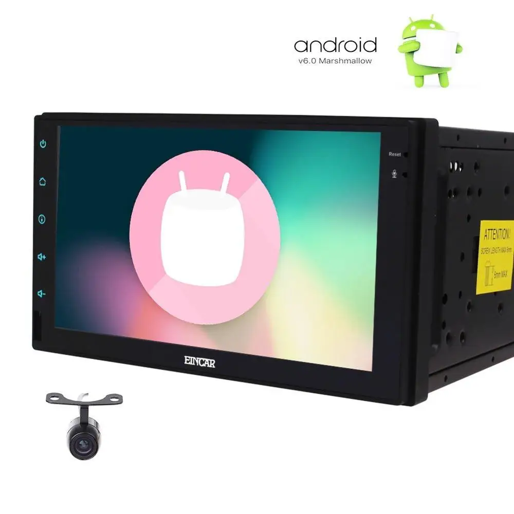 Задняя камера в комплекте! Android 6 0 7 &quot2Din автомобиля без dvd видео плеер 1080p gps