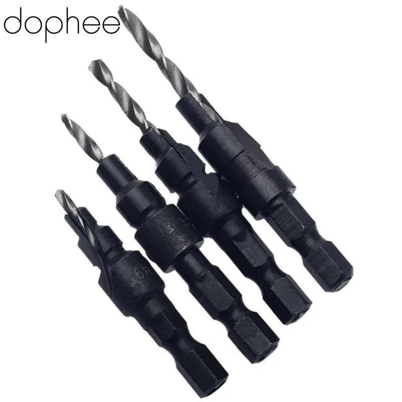 Dophee 4 шт. ручной инструмент для замены 1/4 &quotшестигранный хвостовик из