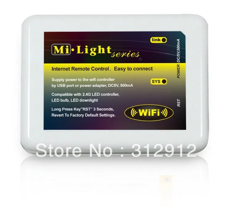 Светодиодный WIFI контроллер совместим с 2 4 ГГц RGB RGBW CC цветным контроллером (серия